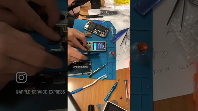 iPhone X, замена заднего стекла и дисплея на выезде, #apple #iphone #ремонтайфонов #repair