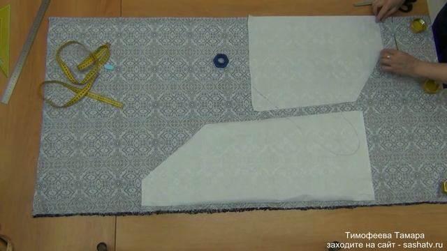 ПЛАТЬЕ СО СЛОЖНОЙ ГОРЛОВИНОЙ|ПОСТРОЕНИЕ ВЫКРОЙКИ|КРОЙ И ПОШИВ|Тимофеева Тамара