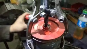 Демонтаж шкива родного двигателя станка ТВ-16.