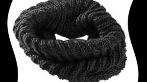 Как связать шарф трубу