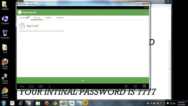 HOW TO SET PASSWORD FOR BLUESTACK APPS смотреть онлайн
