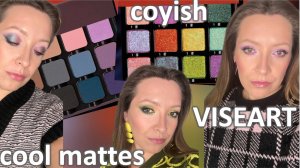 VISEART COYISH и COOL MATTES Обзор, все оттенки на глазах / Marigudik
