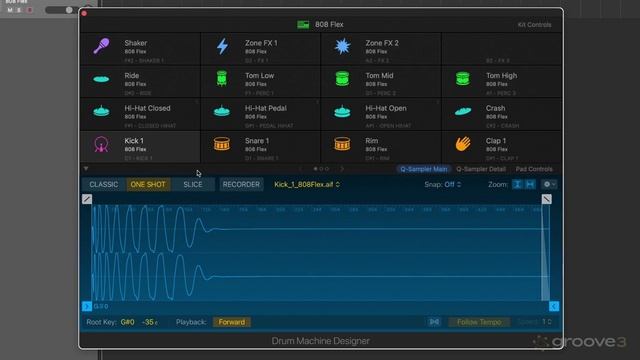 10. Exploring Drum Machine Designer Interface