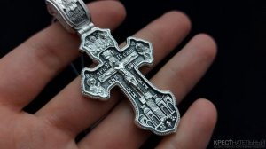 18887. Распятие Христово. Деисус. Святая Троица. Архангел Михаил. Православный крест.