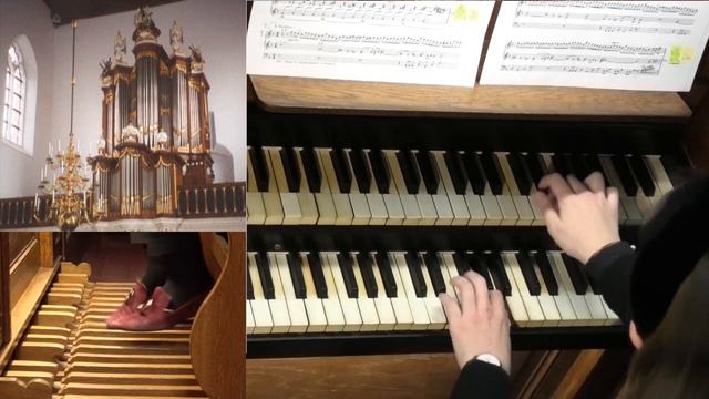 Hugo Distler Partita Nun komm, der Heiden Heiland  - Francesca Ajossa, orgel Abdijkerk Den Haag смотреть онлайн