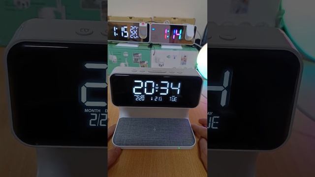 Настройка часов с беспроводной зарядкой и подсветкой. Видеоинструкция. смотреть онлайн