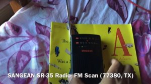 Sangean SR-35 Radio FM Scan