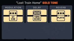 JOHN MAYER "LAST TRAIN HOME" solo rock guitar tone patch preset settings: Zoom G1Four, G3n, G3xn G5