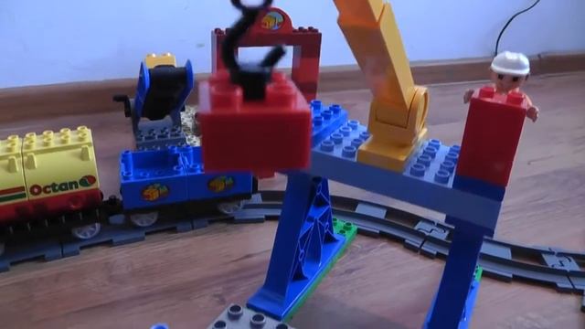 unboxing LEGO DUPLO 5609 POCIĄG DUPLO ZESTAW DELUXE rozpakowanie смотреть онлайн