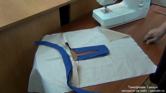 восточная горловина для туники и блузы  2 - уроки кройки и шитья для начинающих от Тимофеевой Тамары