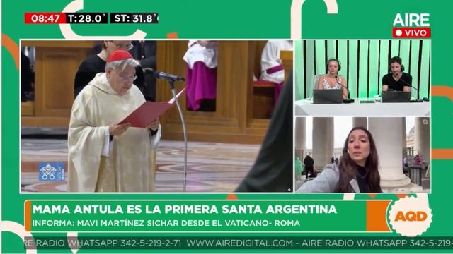 ⛪ Mama Antula: primer santa argentina | Mavi Martínez Sichar desde Roma смотреть онлайн
