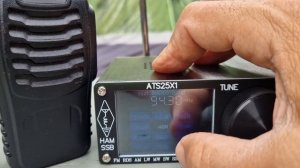 ATS25X1 HF Receiver - in Garden