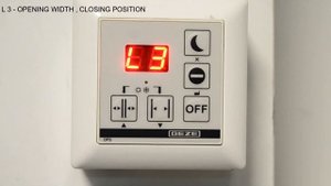 GEZE AUTOMATIC DOOR PROGRAMMING