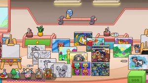 Художественный класс🎨🖼️ в аватар ворлд - ОБНОВЛЕНИЕ