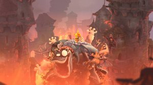 Rayman Legends уровень Castle Rock