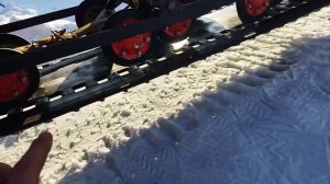 Домкрат для самодельного снегохода!