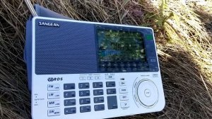 Sangean  ATS~909X на природе УКВ, FM, AM.(3)