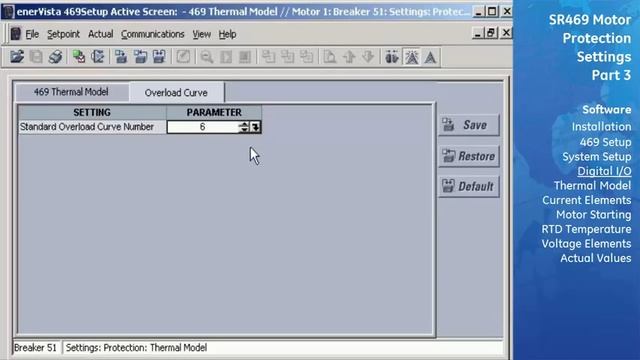 SR-106 l 469 Motor Protection Software v2