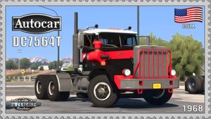 AUTOCAR DC7564T 6x4 1968 (Test drive ATS)