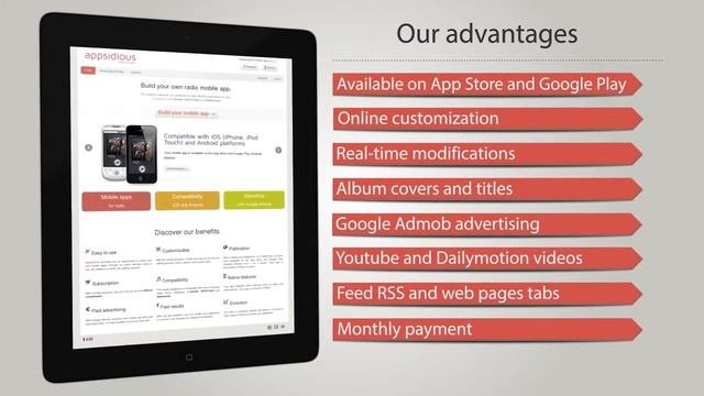 Appsidious - Radio app development