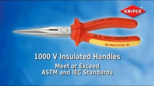 Видео инструкция Длиногубцы KNIPEX / Книпекс Long Nose Pliers