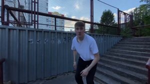 Новый спот, отработка сальто и паркур тренировка. Паркур влог