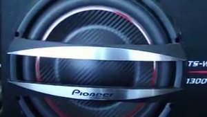 Проверка сабвуфера Pioneer TS-WX305B в ВАЗе 2106:)