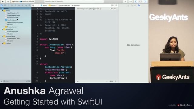 Getting Started with SwiftUI - By Anushka - GeekyAnts TechTalk