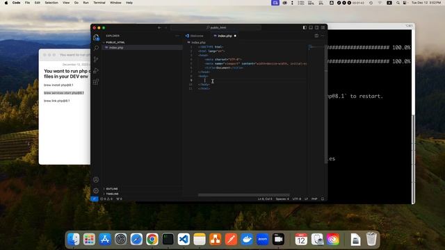 How to Run PHP Using Visual Studio Code on macOS in 2024