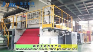 Экструзионная линия для производства нетканых материалов JWELL