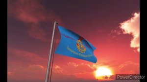 Флаг и гимн Запорожского Казачьего Войска СССР.