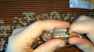 Распаковка №103 (Прозрачный Замок + Набор Отмычек) AliExpress