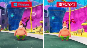 SpongeBob SquarePants: The Patrick Star Game [2024] PC vs Switch (Сравнение графики)