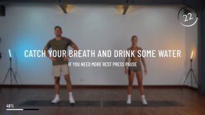 30 MIN NO JUMPING HIIT WORKOUT - ALL STANDING - Full Body, No Equipment, No Repeats