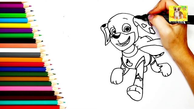 Как нарисовать ЩЕНЯЧИЙ ПАТРУЛЬ.Рисунок ЩЕНЯЧИЙ ПАТРУЛЬ#дети# смотреть онлайн