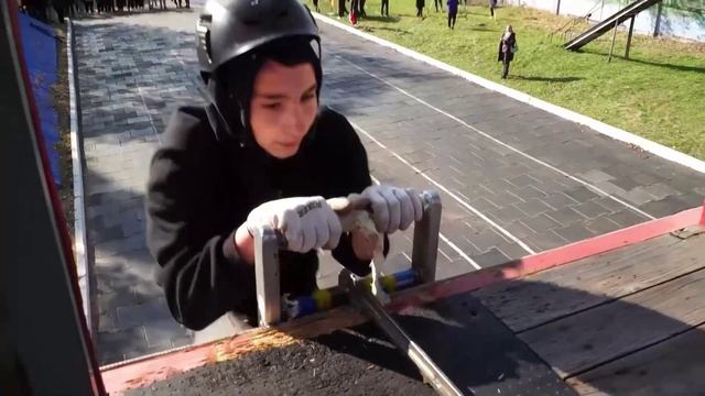 (11.10.2024) Более ста пятидесяти школьников Комсомольска состязались в пожарно-прикладном спорте