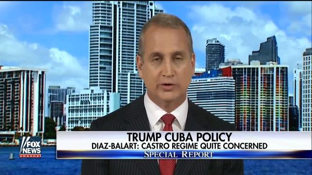 Rep. Diaz-Balart on Trump's change in Cuba policy смотреть онлайн