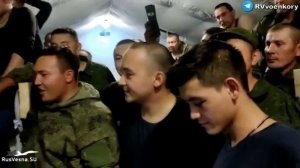 Поют бойцы из Башкирии
