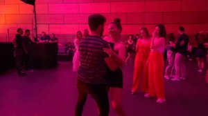 Dani J Social dancing in Zagreb