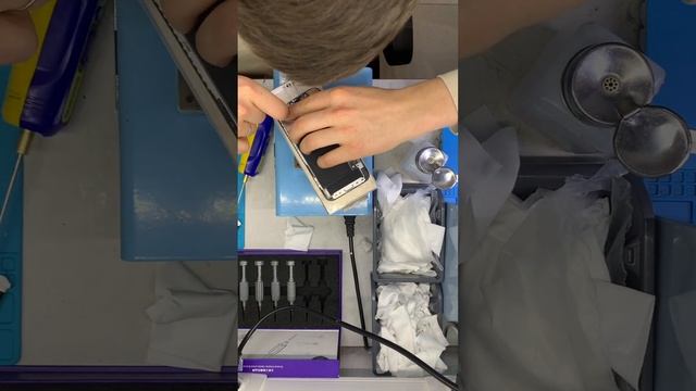 Замена стекла в iphone 12 весть процесс за 3 минуты