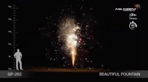 Супер фонтан фейерверк GP-262 BEAUTIFUL FOUNTAIN Maxsem