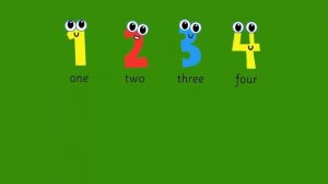 Учим числа. Learn numbers.