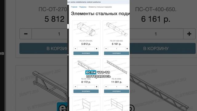 Как крепятся ограждения для подиума?