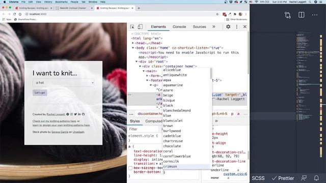 Side Project Accessibility, Part 1: Fixing Knitting Recipes with Automatic Testing Tools