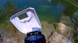 тестируем крепеж для эхолотов на воде