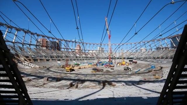 Полное видео подъёма вантовой системы