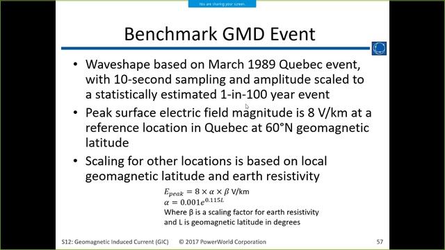 Training G2: Modeling GMD in PowerWorld Simulator