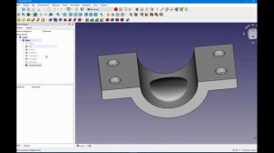FreeCad Канавка под кольцо