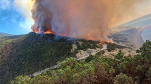02:00 ситуация с пожаром Сухая щель, Новороссийск, Абрау-Дюрсо, утриш, 15.07.24