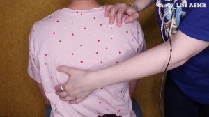 АСМР МАССАЖ СПИНЫ / ASMR TRACING and SCRATCHING MY FRIEND’S BACK